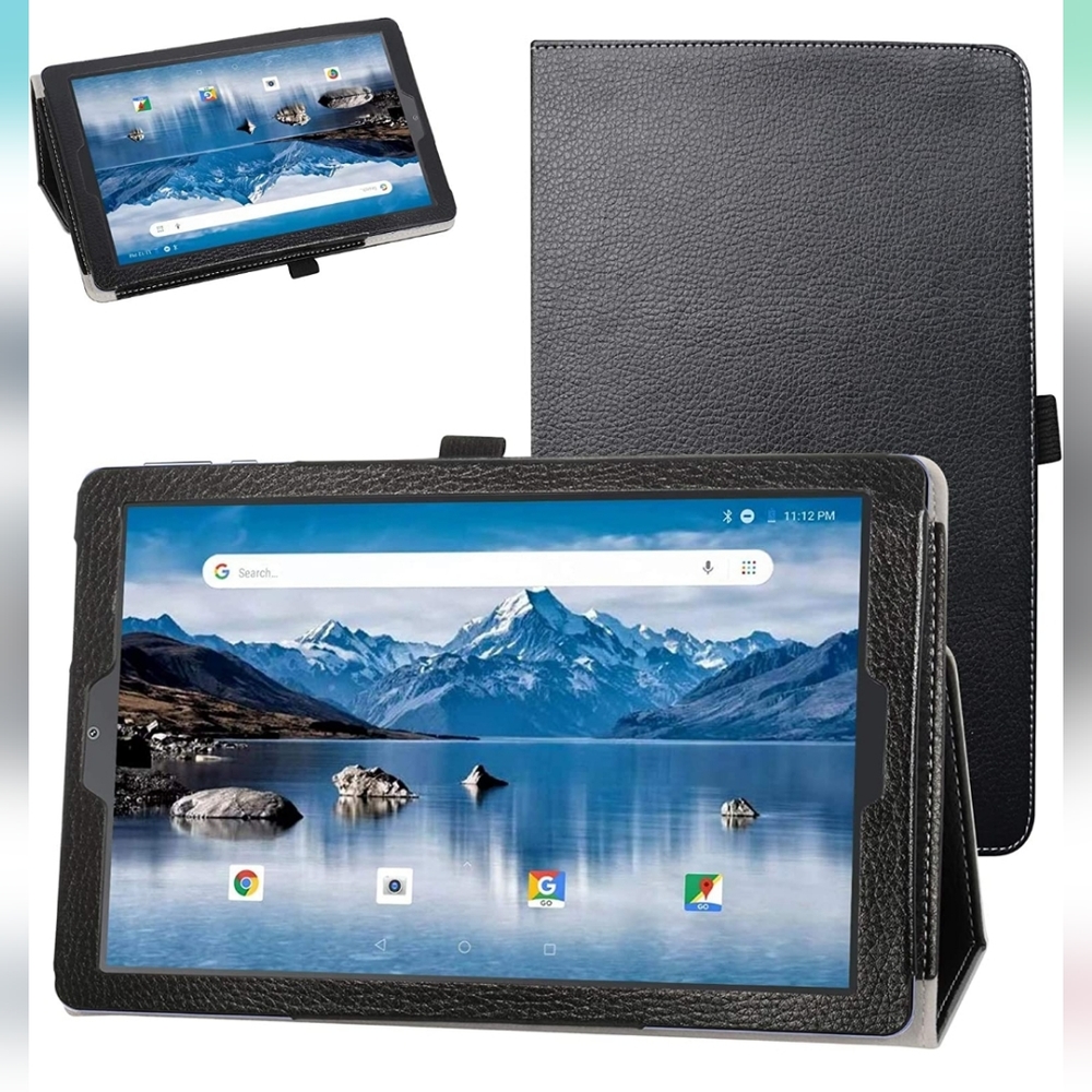 MatrixPad S21 10 inch Tablet Case,PU Leather Folio 2-Folding Stand Cover